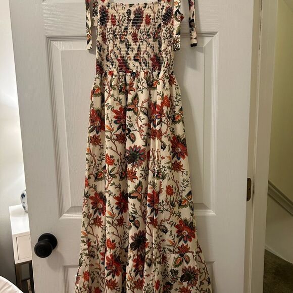 Fancy D Boutique Maxi Fall Floral Print Dress NWT medium - Picture 4 of 5